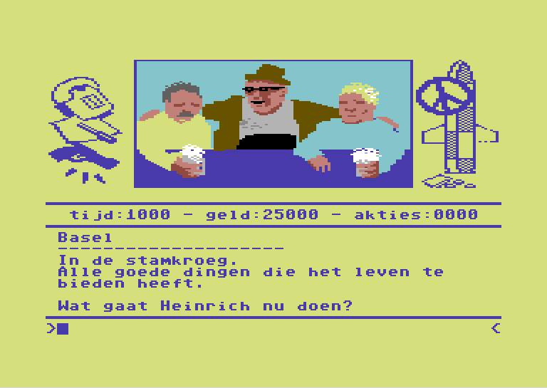 [schermafdruk openingsscherm: Hollanditis]